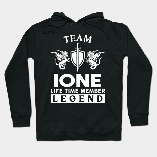 Ione Name T Shirt - Ione Life Time Member Legend Gift Item Tee
